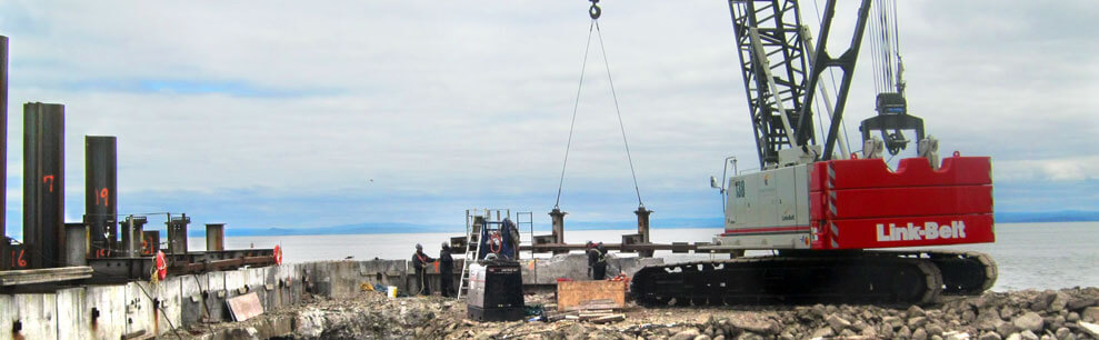 Reconstruction du Quai - Pointe-au-Pic