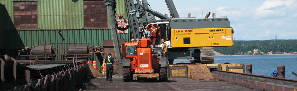 Renforcement du quai de Wabush